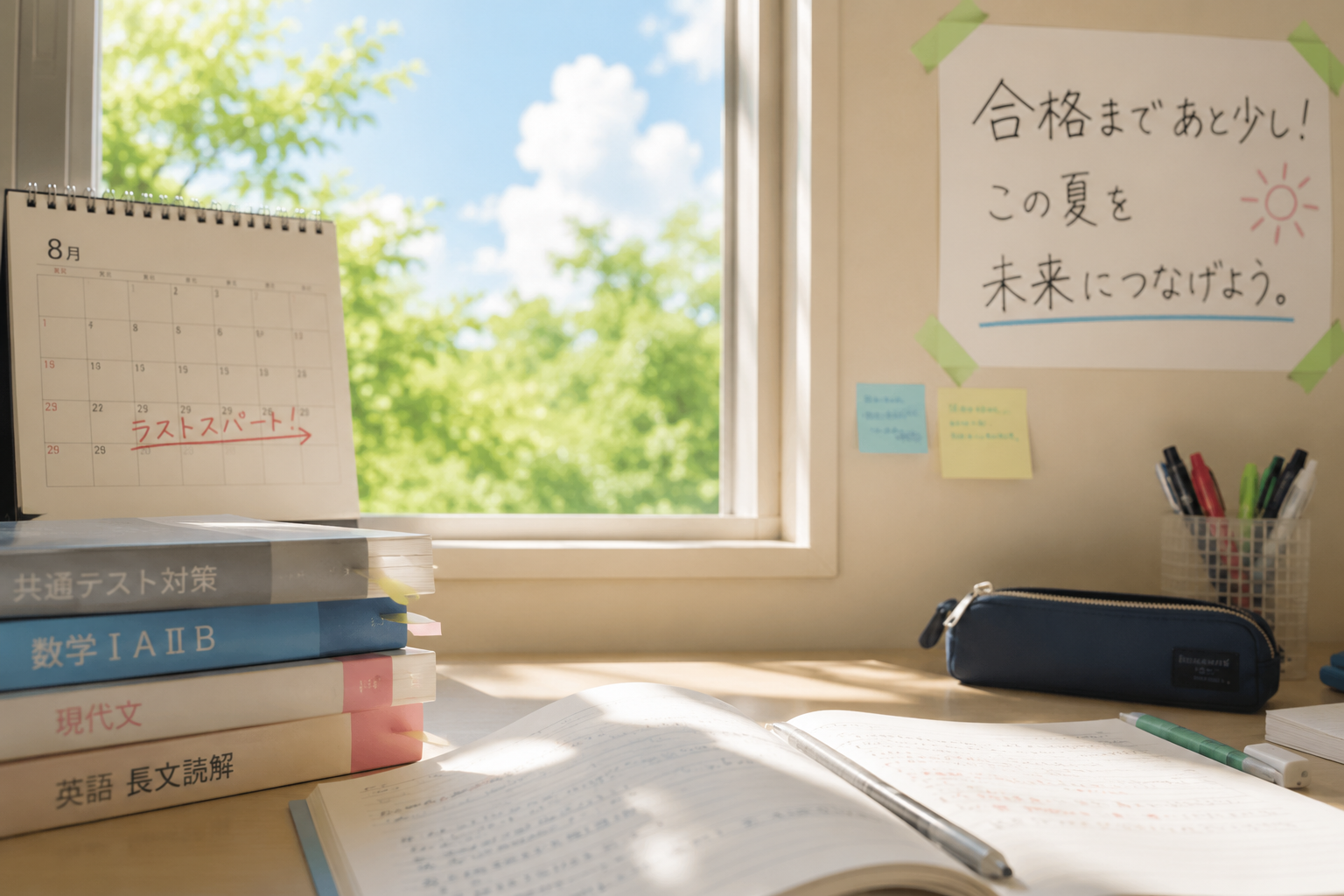 夏休み後半が合否を左右する！高3生が今やるべき3つのこと