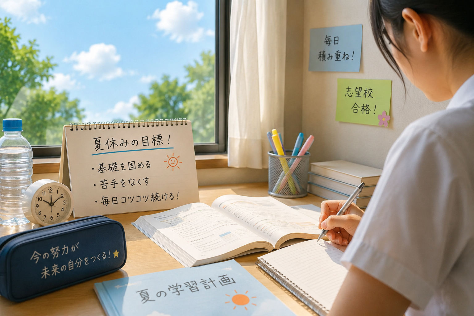 高校1・2年生必見!夏休み後半にやるべき3つのこと ~2学期のスタートを変える過ごし方~